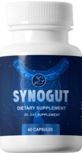 Bottle of Synogut supplement