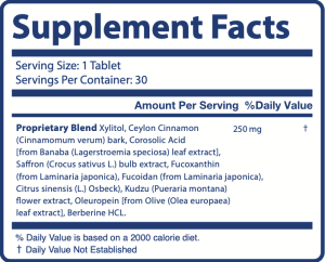 supplement facts of Lean Bliss