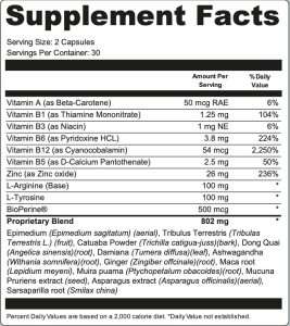 Quietum Plus supplement facts