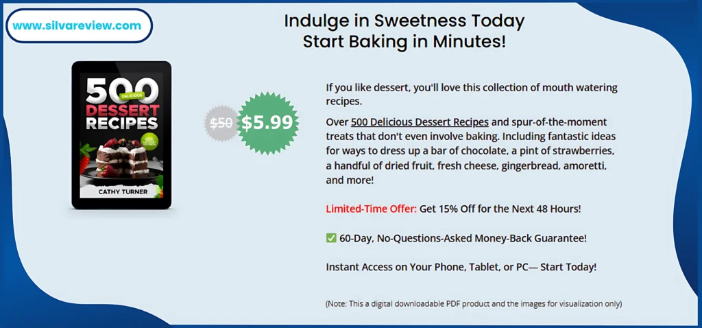 500 Delicious Dessert Recipes Cookbook